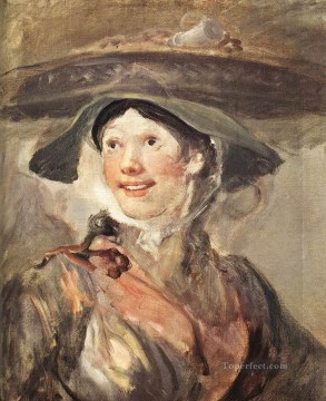 William Hogarth Painting - The Shrimp Girl William Hogarth